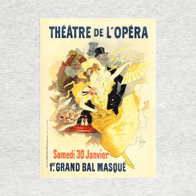 Paris Opera France THEATRE DE L' OPERA Paris Art Nouveau Poster by Jules Cheret by vintageposters